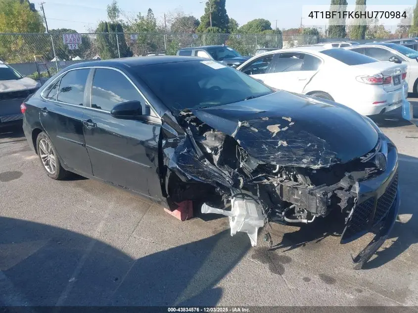 4T1BF1FK6HU770984 2017 Toyota Camry Se