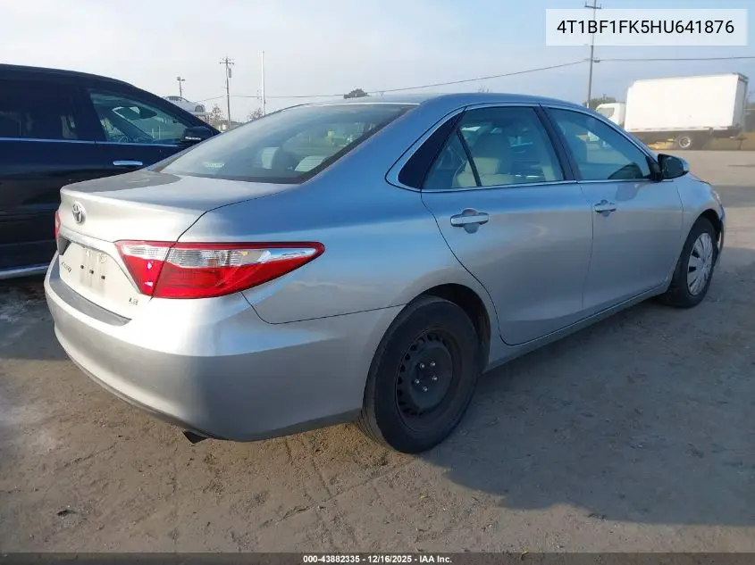 4T1BF1FK5HU641876 2017 Toyota Camry Le