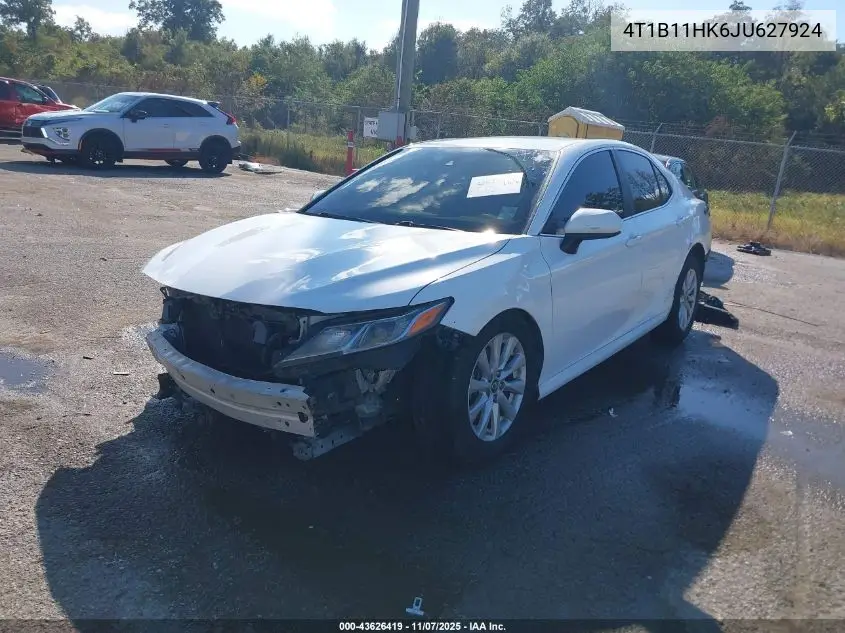 4T1B11HK6JU627924 2018 Toyota Camry Le