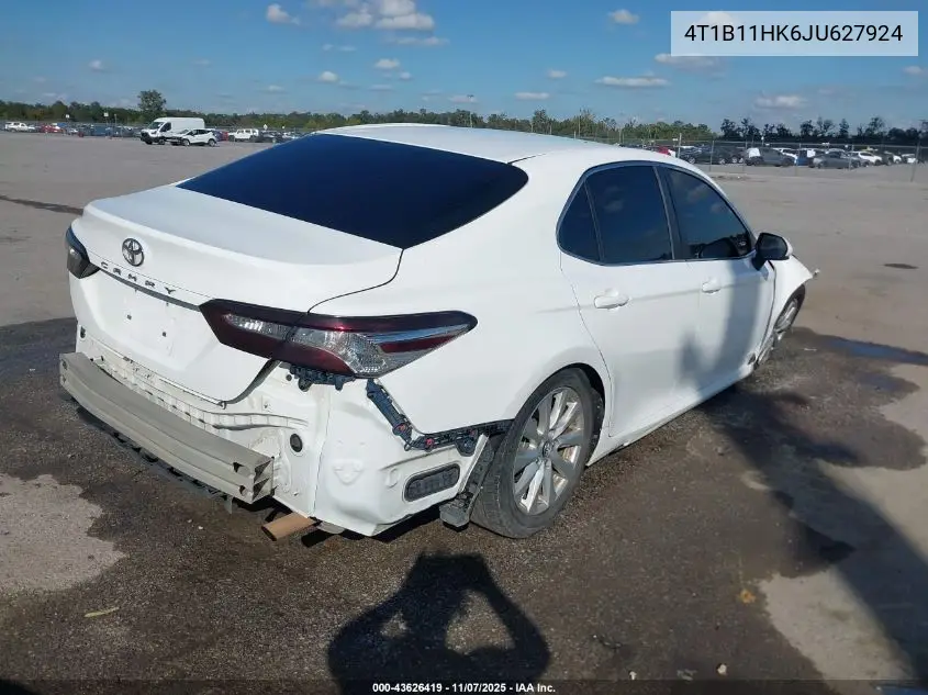 4T1B11HK6JU627924 2018 Toyota Camry Le