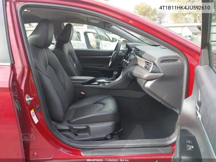 4T1B11HK4JU592610 2018 Toyota Camry Se
