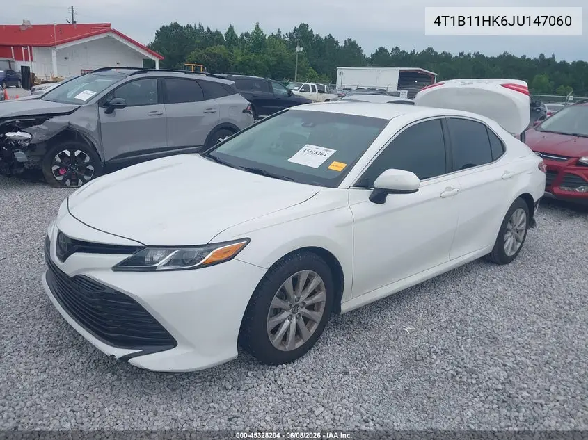 2018 Toyota Camry Le VIN: 4T1B11HK6JU147060 Lot: 45328204