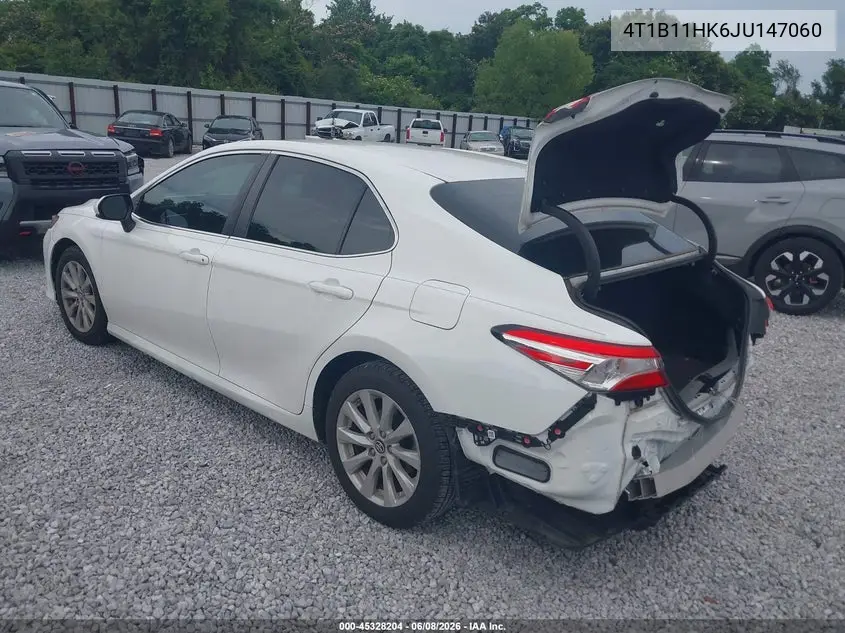 2018 Toyota Camry Le VIN: 4T1B11HK6JU147060 Lot: 45328204