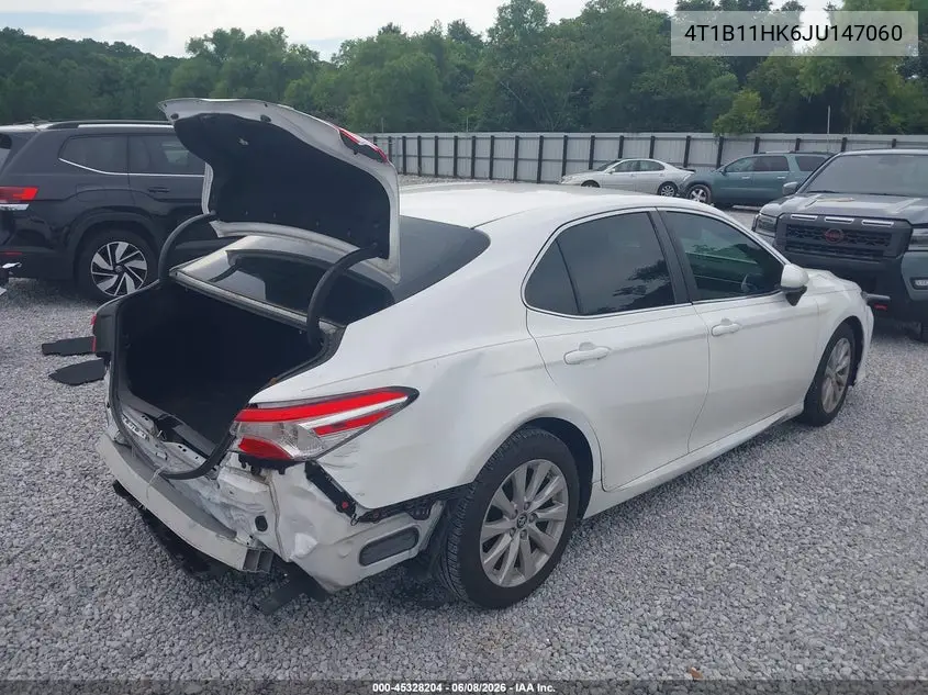 2018 Toyota Camry Le VIN: 4T1B11HK6JU147060 Lot: 45328204