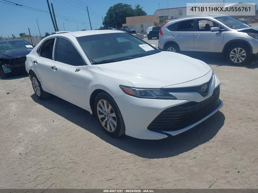 2018 Toyota Camry Le VIN: 4T1B11HKXJU556761 Lot: 45471237