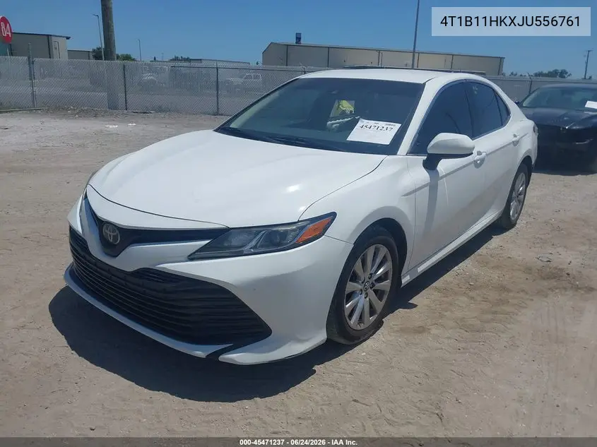2018 Toyota Camry Le VIN: 4T1B11HKXJU556761 Lot: 45471237