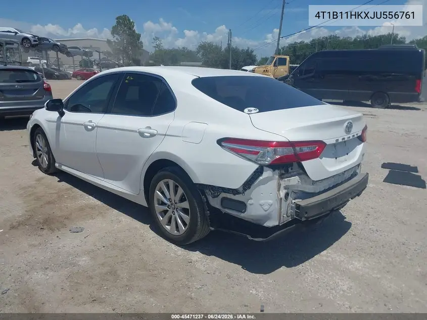2018 Toyota Camry Le VIN: 4T1B11HKXJU556761 Lot: 45471237