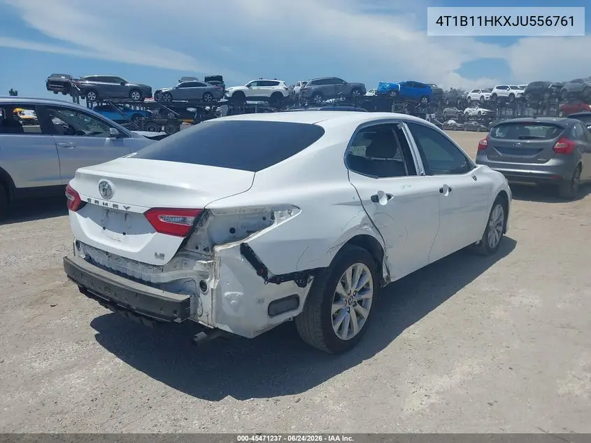 2018 Toyota Camry Le VIN: 4T1B11HKXJU556761 Lot: 45471237