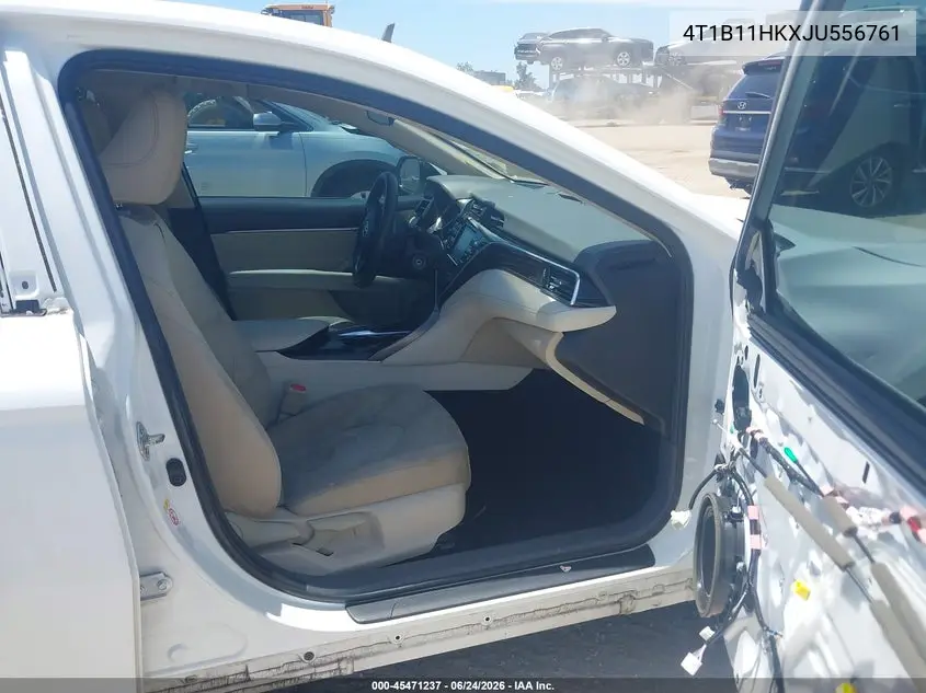 2018 Toyota Camry Le VIN: 4T1B11HKXJU556761 Lot: 45471237