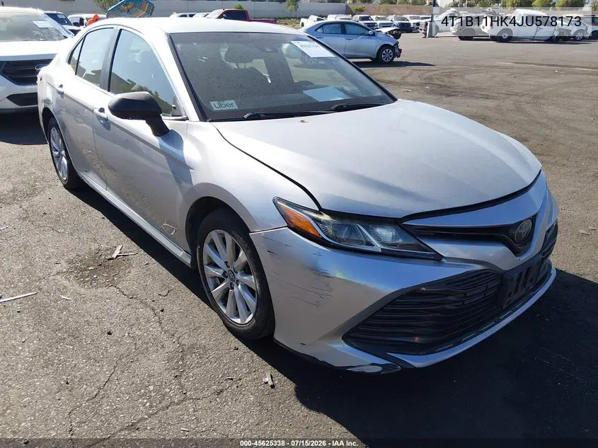 2018 Toyota Camry Le VIN: 4T1B11HK4JU578173 Lot: 45625338