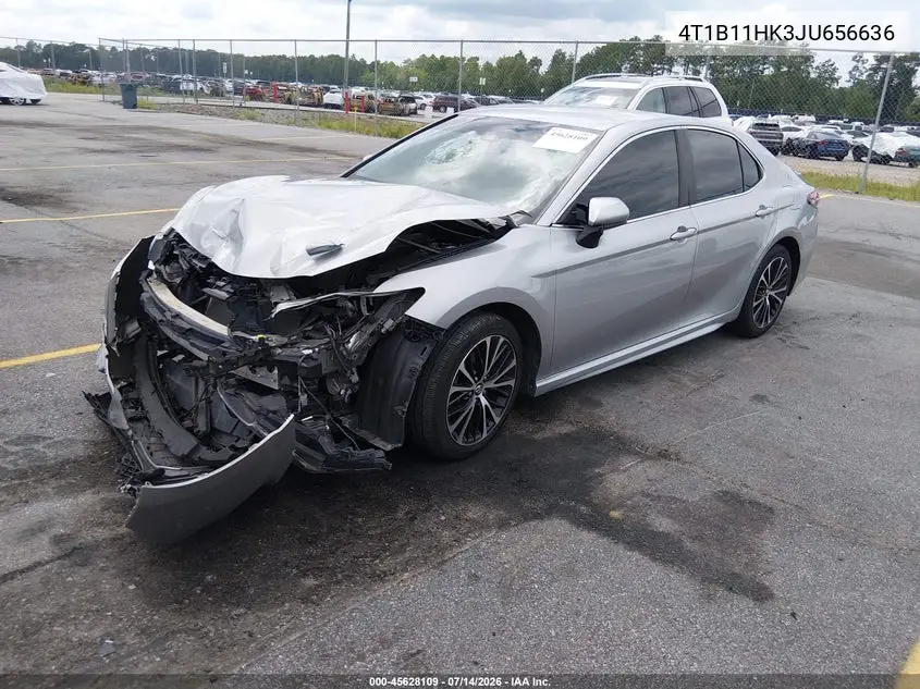 2018 Toyota Camry Se VIN: 4T1B11HK3JU656636 Lot: 45628109