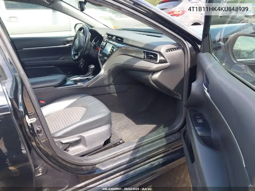 4T1B11HK4KU848939 2019 Toyota Camry Se
