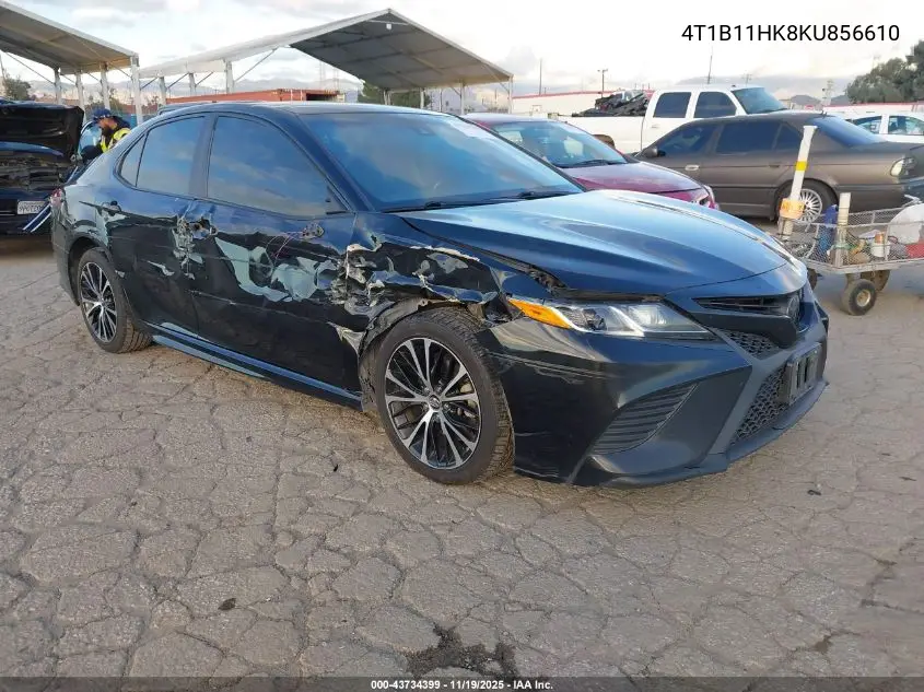 4T1B11HK8KU856610 2019 Toyota Camry Se