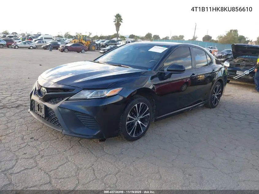 4T1B11HK8KU856610 2019 Toyota Camry Se