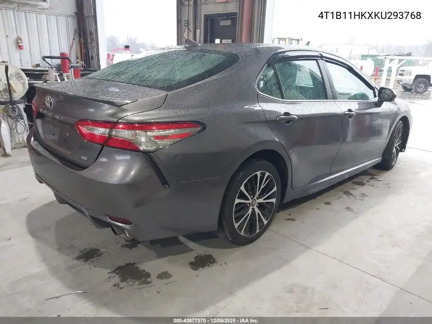 4T1B11HKXKU293768 2019 Toyota Camry Se