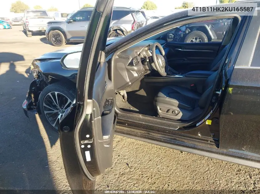 4T1B11HK2KU165587 2019 Toyota Camry Se