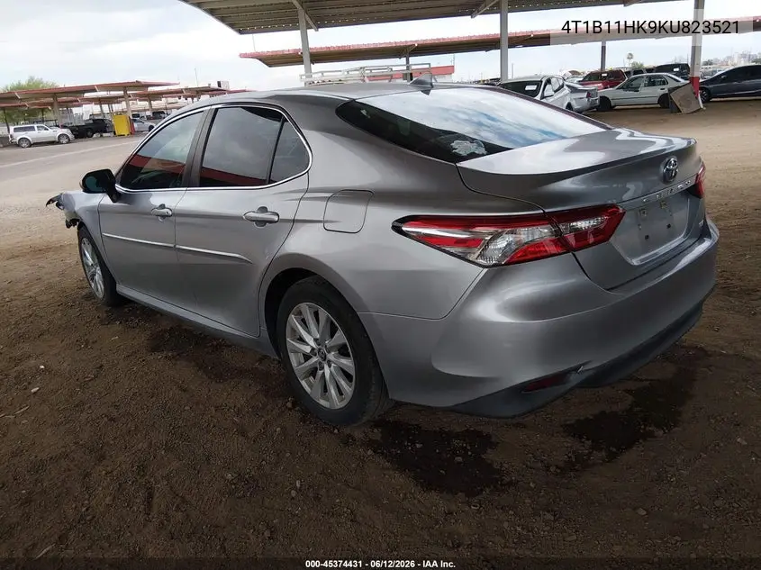 2019 Toyota Camry Le VIN: 4T1B11HK9KU823521 Lot: 45374431