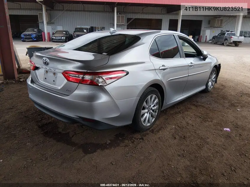 2019 Toyota Camry Le VIN: 4T1B11HK9KU823521 Lot: 45374431