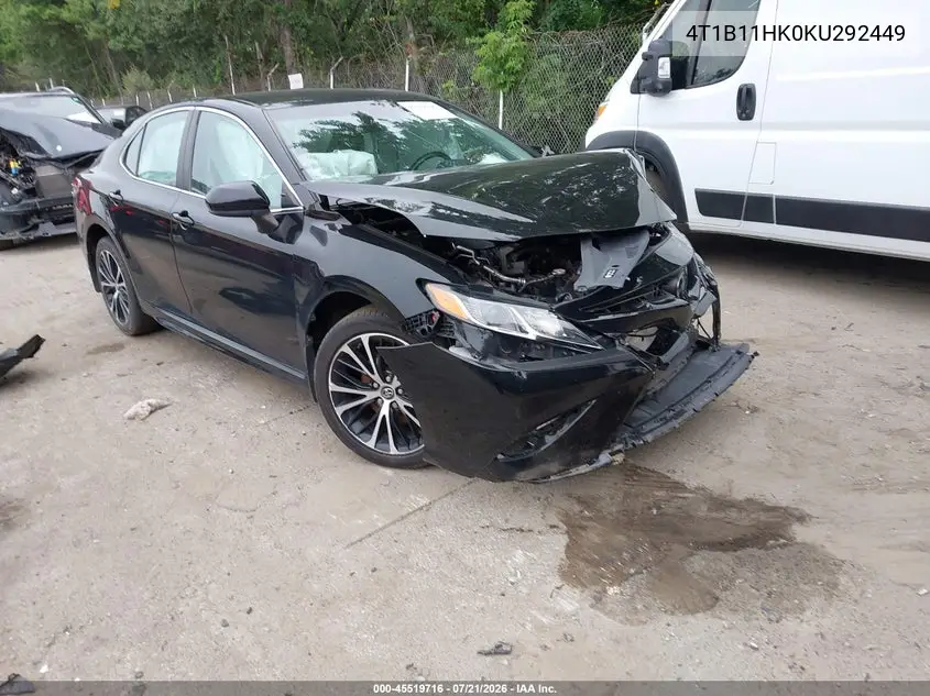 2019 Toyota Camry Se VIN: 4T1B11HK0KU292449 Lot: 45519716