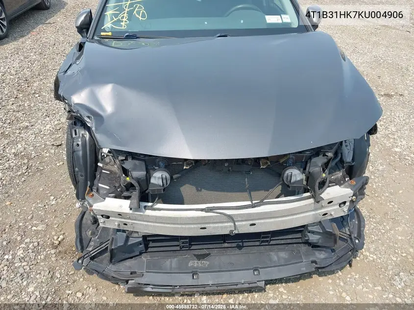2019 Toyota Camry Hybrid Le VIN: 4T1B31HK7KU004906 Lot: 45588732