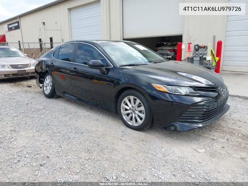 4T1C11AK6LU979726 2020 Toyota Camry Le