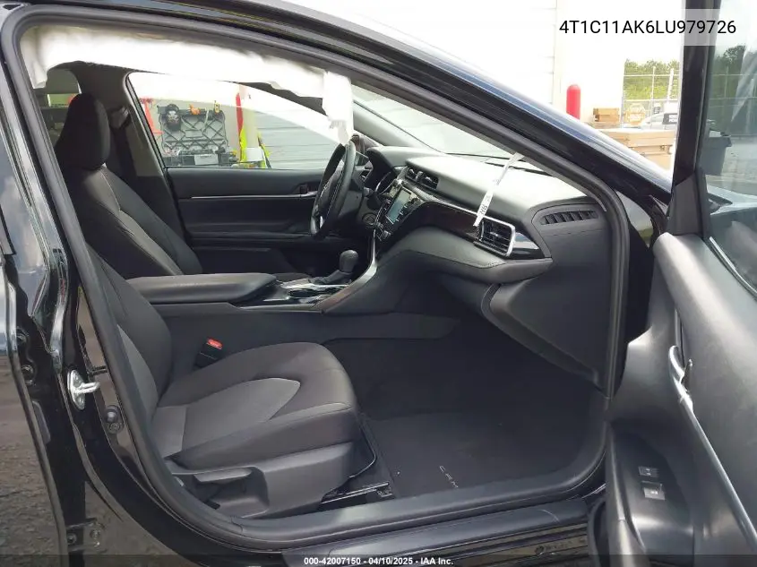 4T1C11AK6LU979726 2020 Toyota Camry Le