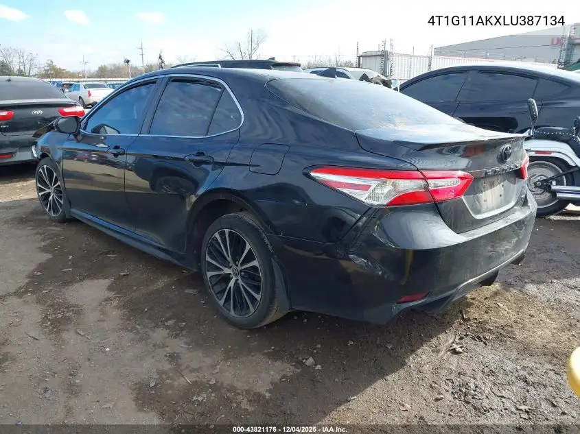 4T1G11AKXLU387134 2020 Toyota Camry Se