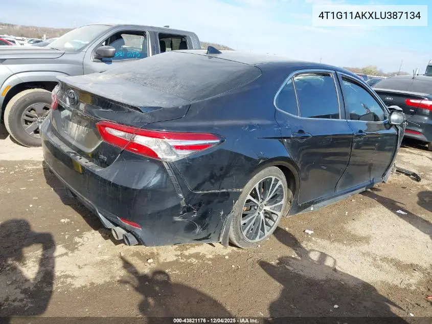 4T1G11AKXLU387134 2020 Toyota Camry Se
