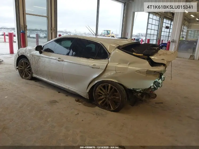 4T1K61BK5LU015341 2020 Toyota Camry Xse Awd