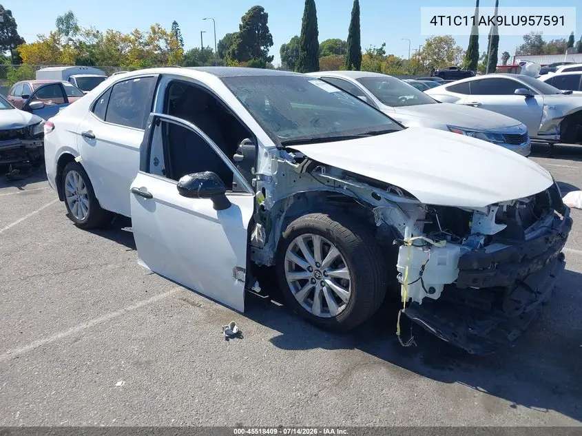 2020 Toyota Camry Le VIN: 4T1C11AK9LU957591 Lot: 45518409