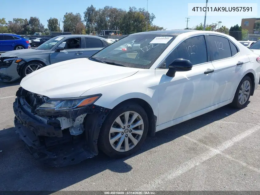 2020 Toyota Camry Le VIN: 4T1C11AK9LU957591 Lot: 45518409