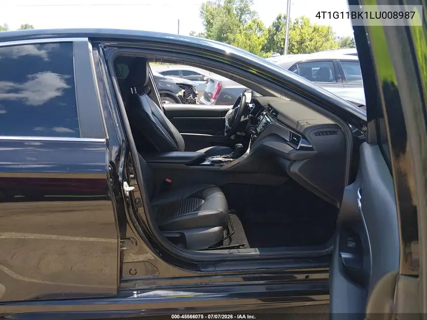 2020 Toyota Camry Se Awd VIN: 4T1G11BK1LU008987 Lot: 45566075
