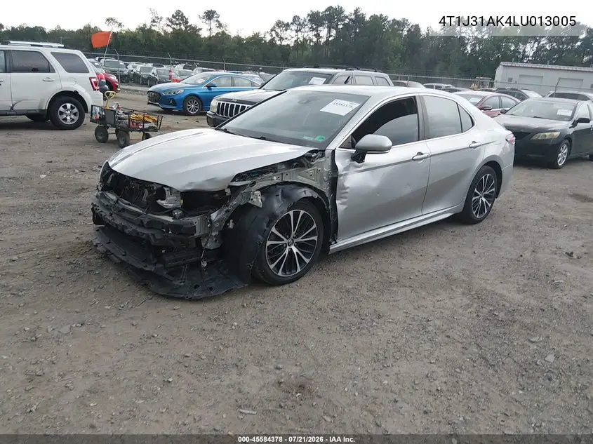 2020 Toyota Camry Se Hybrid VIN: 4T1J31AK4LU013005 Lot: 45584378