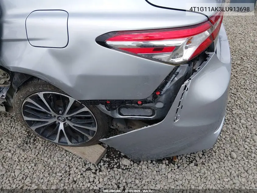 2020 Toyota Camry Se VIN: 4T1G11AK3LU913698 Lot: 45684067