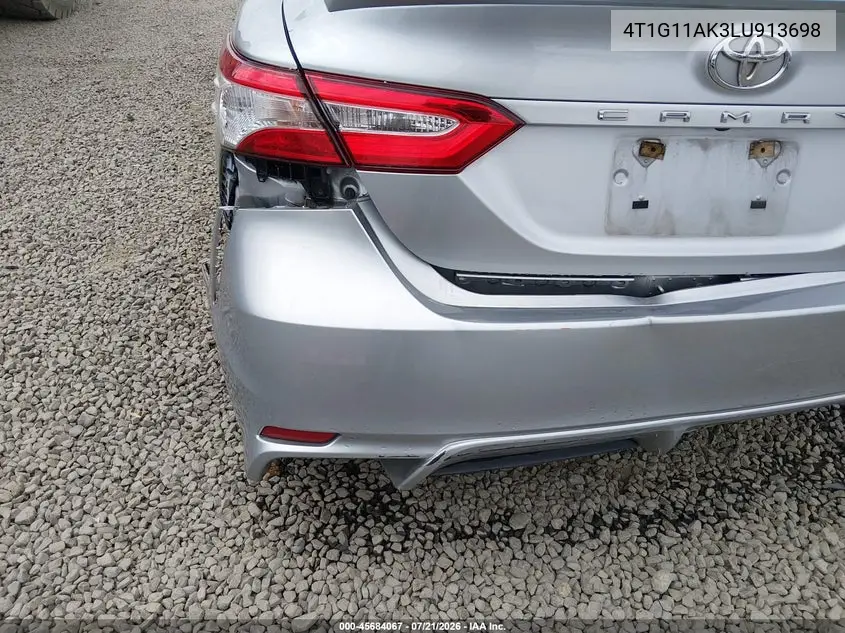2020 Toyota Camry Se VIN: 4T1G11AK3LU913698 Lot: 45684067