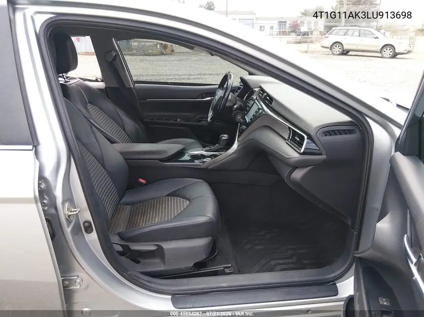 2020 Toyota Camry Se VIN: 4T1G11AK3LU913698 Lot: 45684067