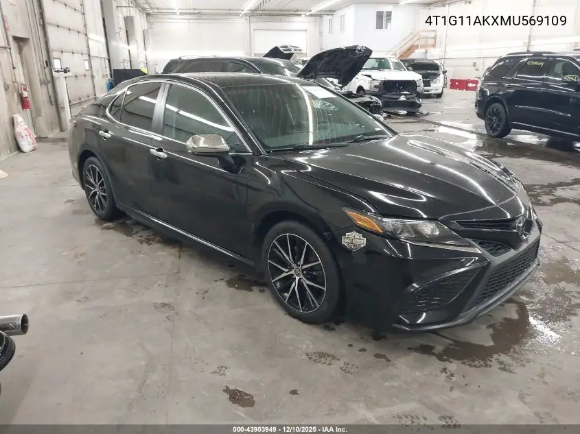 4T1G11AKXMU569109 2021 Toyota Camry Se
