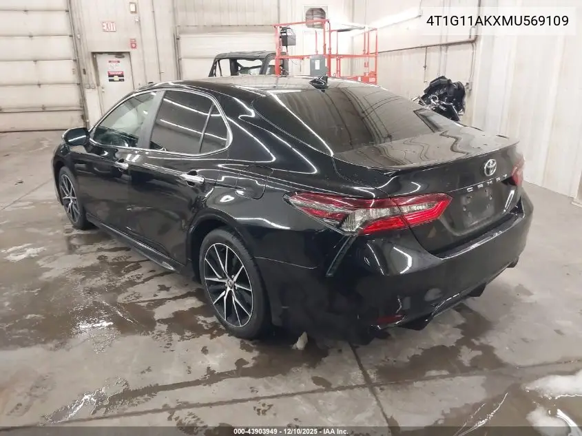 4T1G11AKXMU569109 2021 Toyota Camry Se