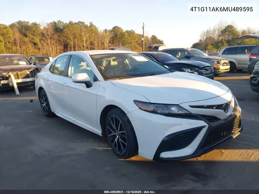 4T1G11AK6MU489595 2021 Toyota Camry Se