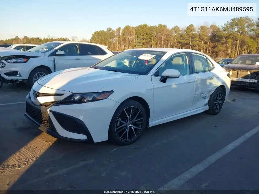 4T1G11AK6MU489595 2021 Toyota Camry Se