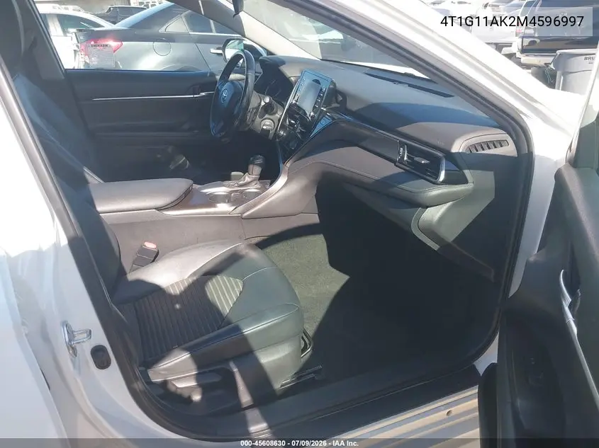 4T1G11AK2MU596997 2021 Toyota Camry Se