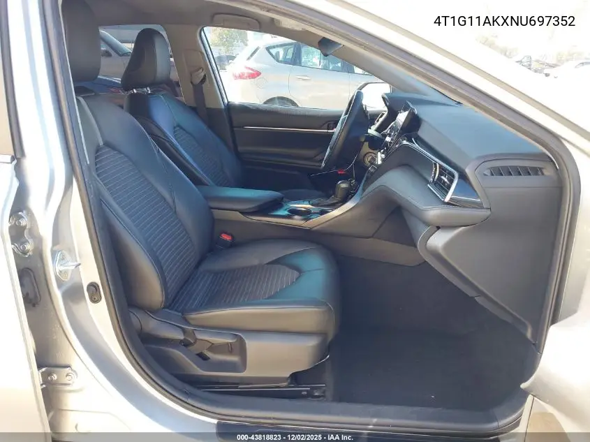 4T1G11AKXNU697352 2022 Toyota Camry Se