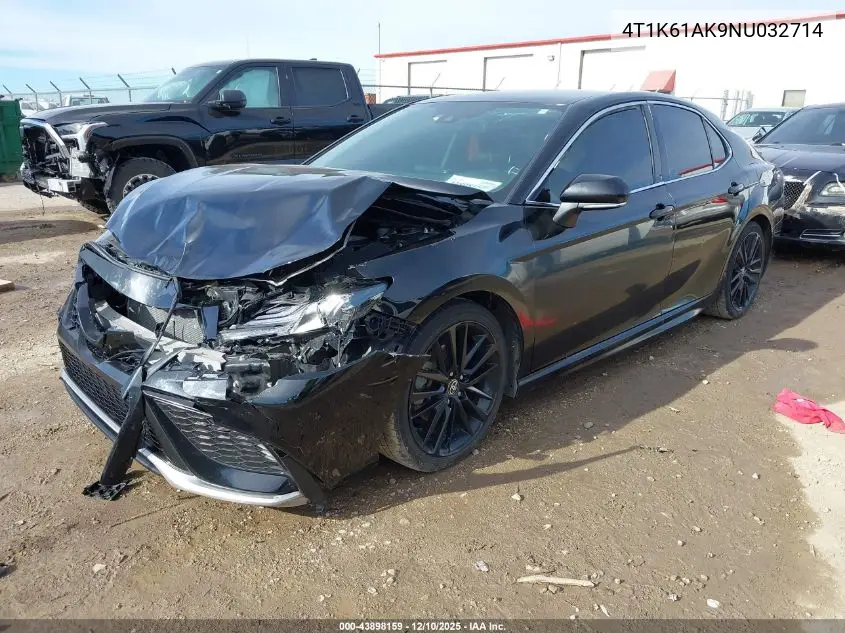 4T1K61AK9NU032714 2022 Toyota Camry Xse