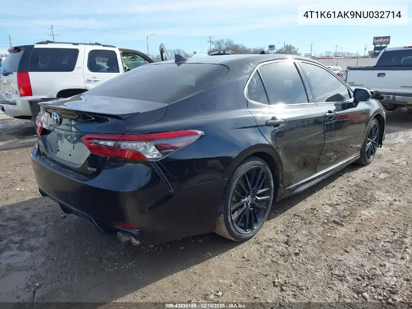 4T1K61AK9NU032714 2022 Toyota Camry Xse