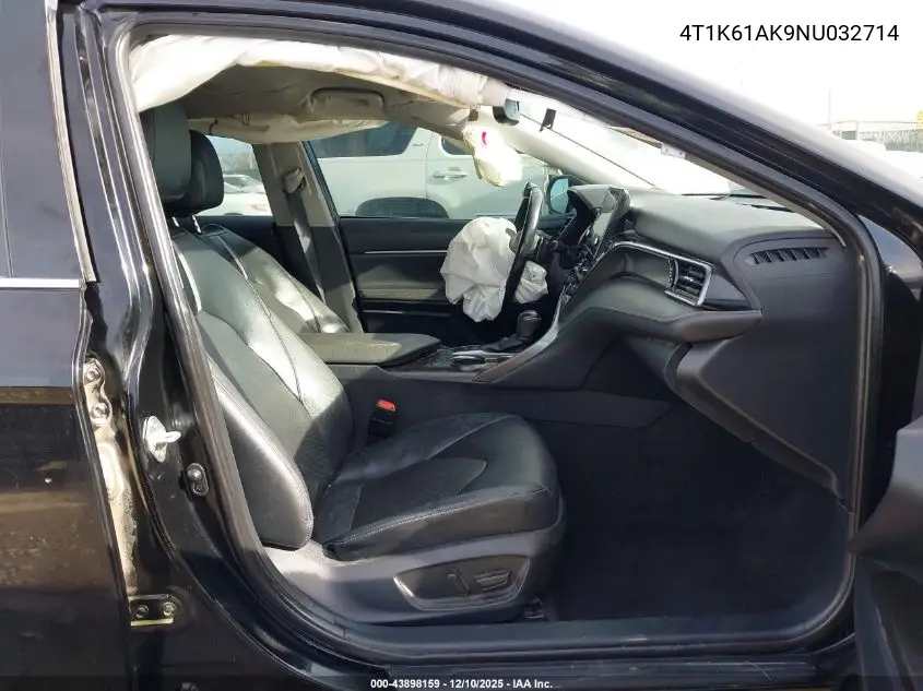 4T1K61AK9NU032714 2022 Toyota Camry Xse