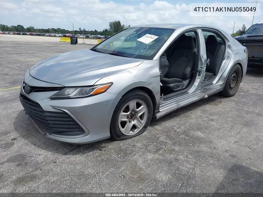 4T1C11AK1NU055049 2022 Toyota Camry Le