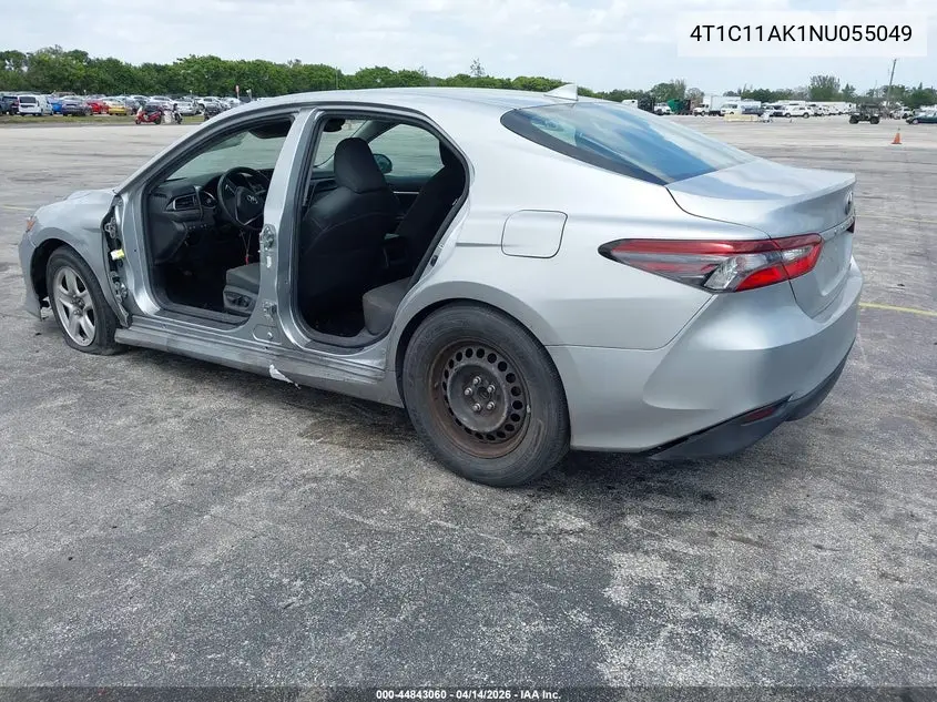 4T1C11AK1NU055049 2022 Toyota Camry Le