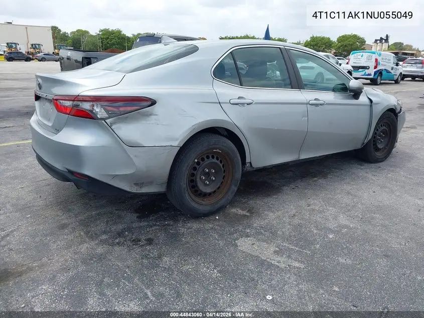 4T1C11AK1NU055049 2022 Toyota Camry Le