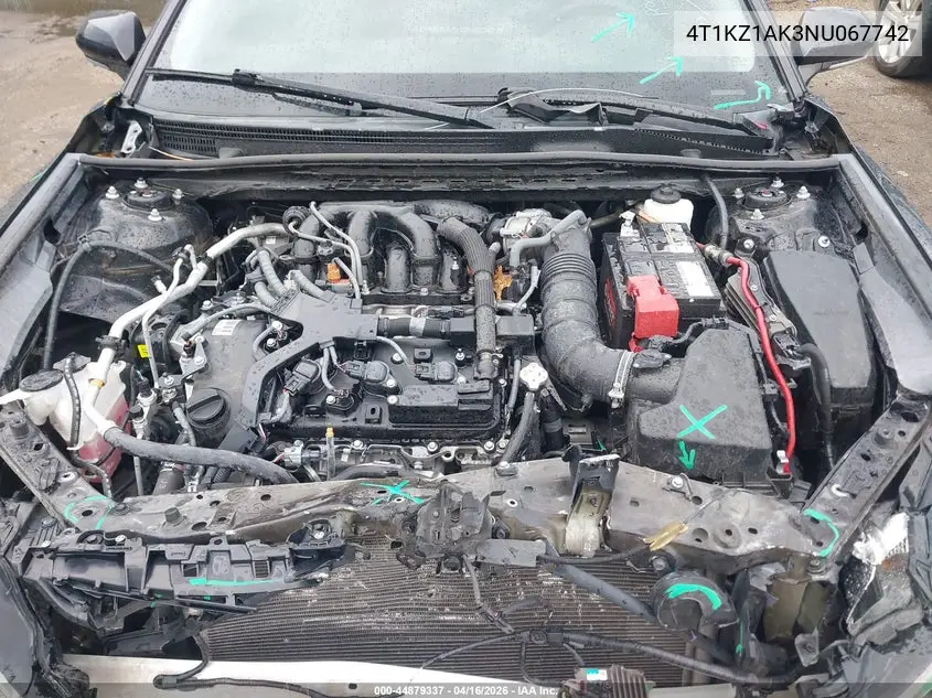 4T1KZ1AK3NU067742 2022 Toyota Camry Trd