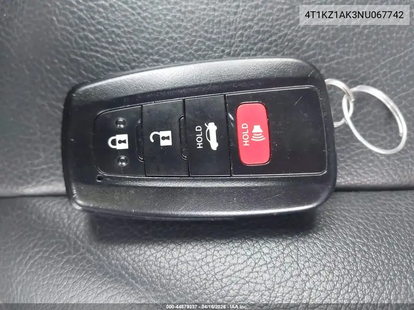 4T1KZ1AK3NU067742 2022 Toyota Camry Trd
